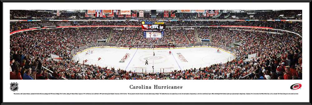 Carolina Hurricanes Panoramic - PNC Arena Picture  Standard Frame