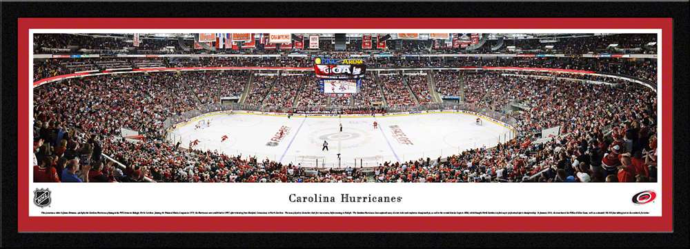 Carolina Hurricanes Panoramic - PNC Arena Picture  Select Frame