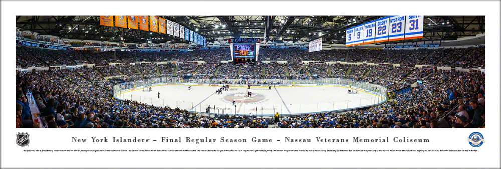 New York Islanders Panorama - Nassau Coliseum Picture  Unframed