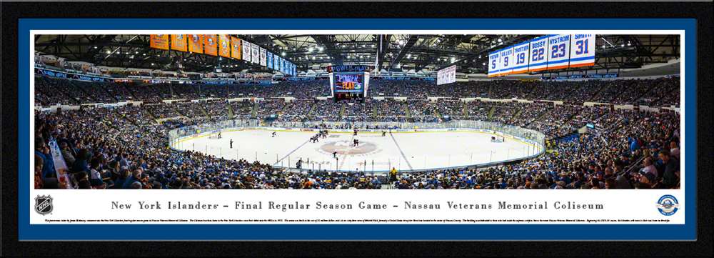 New York Islanders Panorama - Nassau Coliseum Picture  Select Frame