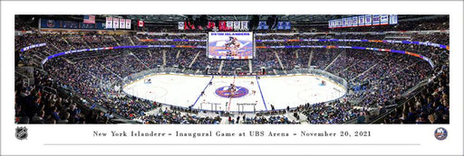 New York Islanders Panoramic Picture - UBS Arena NHL Fan Cave Decor  Unframed
