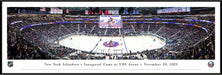New York Islanders Panoramic Picture - UBS Arena NHL Fan Cave Decor  Standard Frame