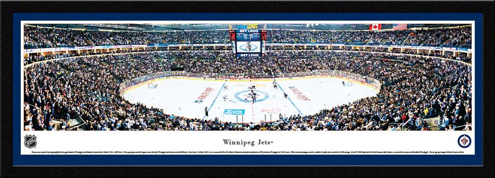 Winnipeg Jets Panoramic - MTS Center Picture  Select Frame