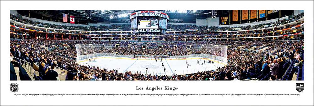 Los Angeles Kings Panoramic - Staples Center Picture  Unframed