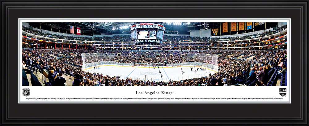 Los Angeles Kings Panoramic - Staples Center Picture  Deluxe Frame