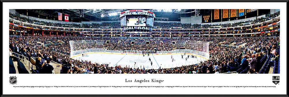 Los Angeles Kings Panoramic - Staples Center Picture  Standard Frame