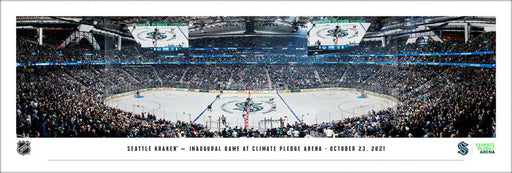Seattle Kraken NHL Panoramic Picture - Climate Pledge Arena Fan Cave Decor  Unframed