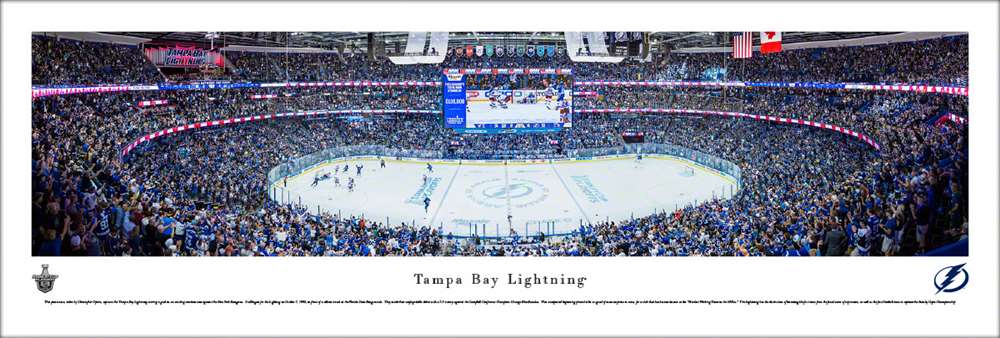 Tampa Bay Lightning Panoramic Picture - Amalie Arena Panorama  Unframed