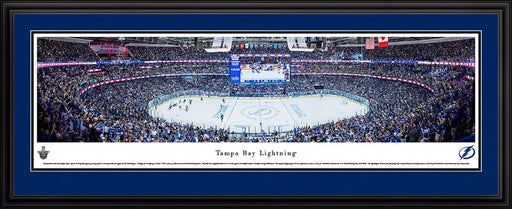 Tampa Bay Lightning Panoramic Picture - Amalie Arena Panorama  Deluxe Frame