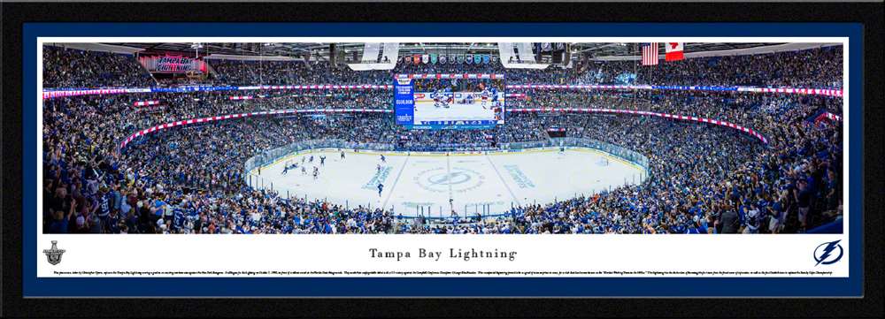 Tampa Bay Lightning Panoramic Picture - Amalie Arena Panorama  Select Frame