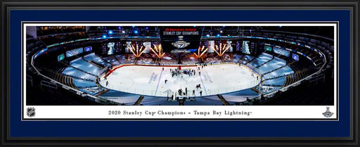 2020 Stanley Cup Champions Panoramic Picture - Tampa Bay Lightning  Deluxe Frame