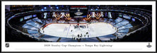 2020 Stanley Cup Champions Panoramic Picture - Tampa Bay Lightning  Standard Frame