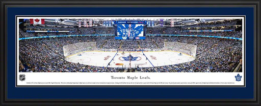 Toronto Maple Leafs Panorama - Scotiabank Arena Fan Cave Wall Decor  Deluxe Frame