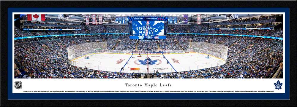 Toronto Maple Leafs Panorama - Scotiabank Arena Fan Cave Wall Decor  Select Frame