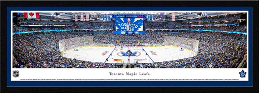 Toronto Maple Leafs Panorama - Scotiabank Arena Fan Cave Wall Decor  Select Frame