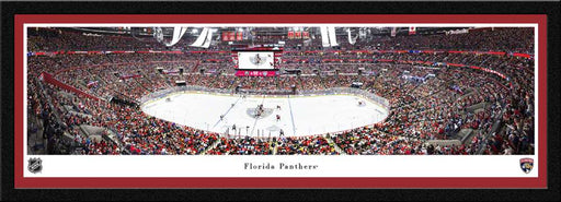 Florida Panthers Panoramic Picture - FLA Live Arena NHL Fan Cave Decor  Select Frame