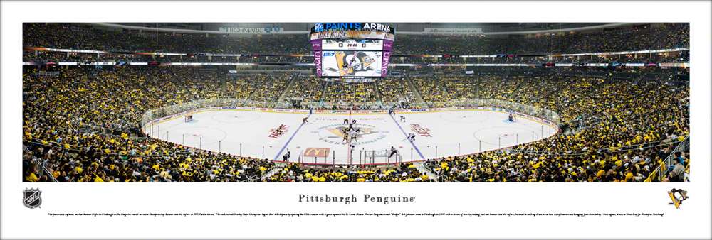 Pittsburgh Penguins Panoramic Picture - PPG Paints Arena  Unframed
