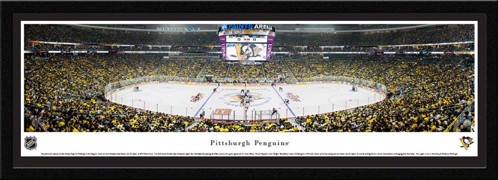 Pittsburgh Penguins Panoramic Picture - PPG Paints Arena  Select Frame