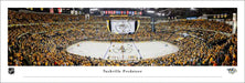 Nashville Predators Panoramic Picture - Bridgestone Arena NHL Fan Cave Decor  Unframed