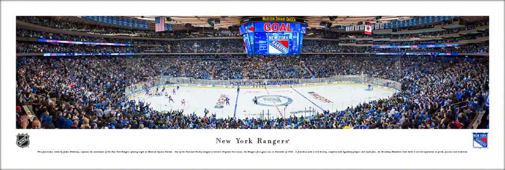 New York Rangers Panoramic Picture - Madison Square Garden Panorama  Unframed