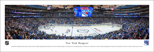 New York Rangers Panoramic Picture - Madison Square Garden Panorama  Unframed