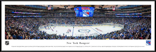 New York Rangers Panoramic Picture - Madison Square Garden Panorama  Standard Frame