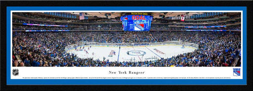 New York Rangers Panoramic Picture - Madison Square Garden Panorama  Select Frame
