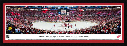 Detroit Red Wings Panoramic Picture - Joe Louis Arena NHL Panorama  Select Frame