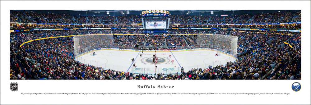 Buffalo Sabres Panoramic Picture - KeyBank Center  Unframed