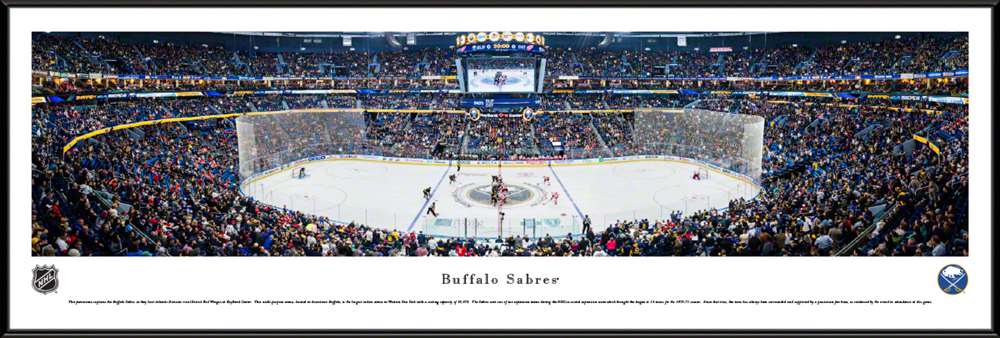 Buffalo Sabres Panoramic Picture - KeyBank Center  Standard Frame