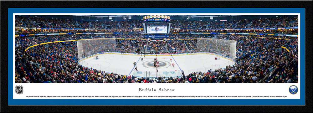 Buffalo Sabres Panoramic Picture - KeyBank Center  Select Frame