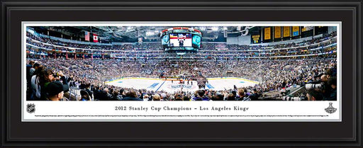 2012 Stanley Cup Championship Panoramic Picture - Los Angeles Kings  Deluxe Frame