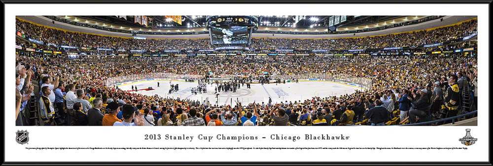 2013 Stanley Cup Panoramic Picture - Chicago Blackhawks  Standard Frame