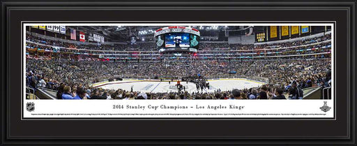 2014 Stanley Cup Panoramic - Los Angeles Kings  Deluxe Frame