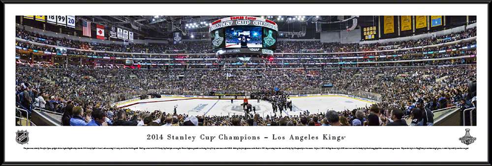 2014 Stanley Cup Panoramic - Los Angeles Kings  Standard Frame