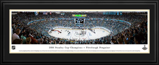 2016 Stanley Cup Panoramic Picture - Pittsburgh Penguins  Deluxe Frame