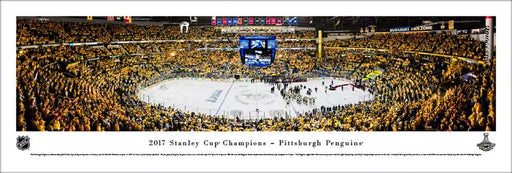 2017 Stanley Cup Panoramic Picture - Pittsburgh Penguins  Unframed