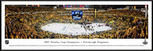 2017 Stanley Cup Panoramic Picture - Pittsburgh Penguins  Standard Frame