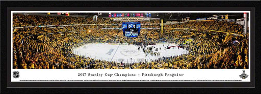 2017 Stanley Cup Panoramic Picture - Pittsburgh Penguins  Select Frame