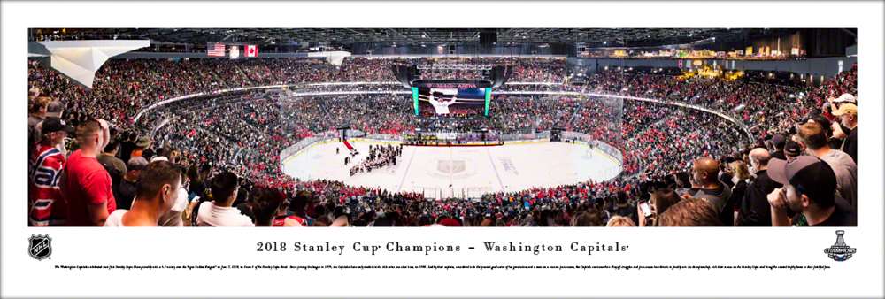 2018 Stanley Cup Panoramic Picture - Washington Capitals  Unframed