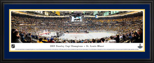 2019 NHL Stanley Cup Panoramic Picture - St. Louis Blues  Deluxe Frame