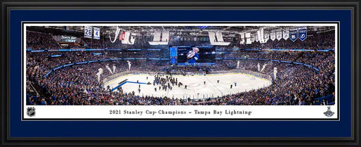2021 Stanley Cup Champions Panoramic Picture - Tampa Bay Lightning  Deluxe Frame