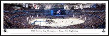2021 Stanley Cup Champions Panoramic Picture - Tampa Bay Lightning  Standard Frame