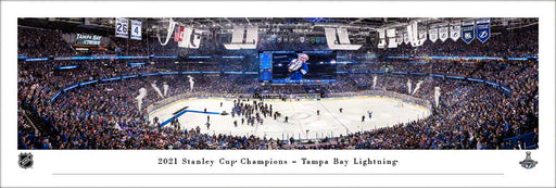 2021 Stanley Cup Champions Panoramic Picture - Tampa Bay Lightning  Unframed