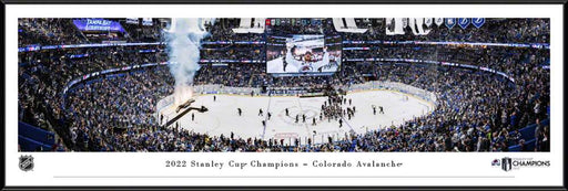 2022 Stanley Cup Champions Panoramic Picture - Colorado Avalanche Fan Cave Decor  Standard Frame