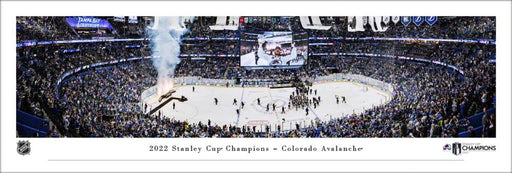 2022 Stanley Cup Champions Panoramic Picture - Colorado Avalanche Fan Cave Decor  Unframed