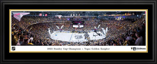 2023 Stanley Cup Champions Fan Cave Decor - Vegas Golden Knights Panoramic Picture  Deluxe Frame