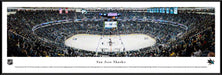 San Jose Sharks Panoramic Picture - SAP Center  Standard Frame