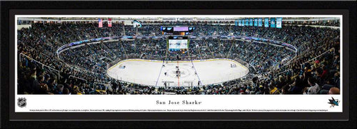 San Jose Sharks Panoramic Picture - SAP Center  Select Frame