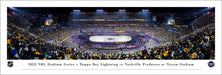 2022 NHL Stadium Series Panoramic Picture - Nashville Predators vs. Tampa Bay Lightning  Unframed